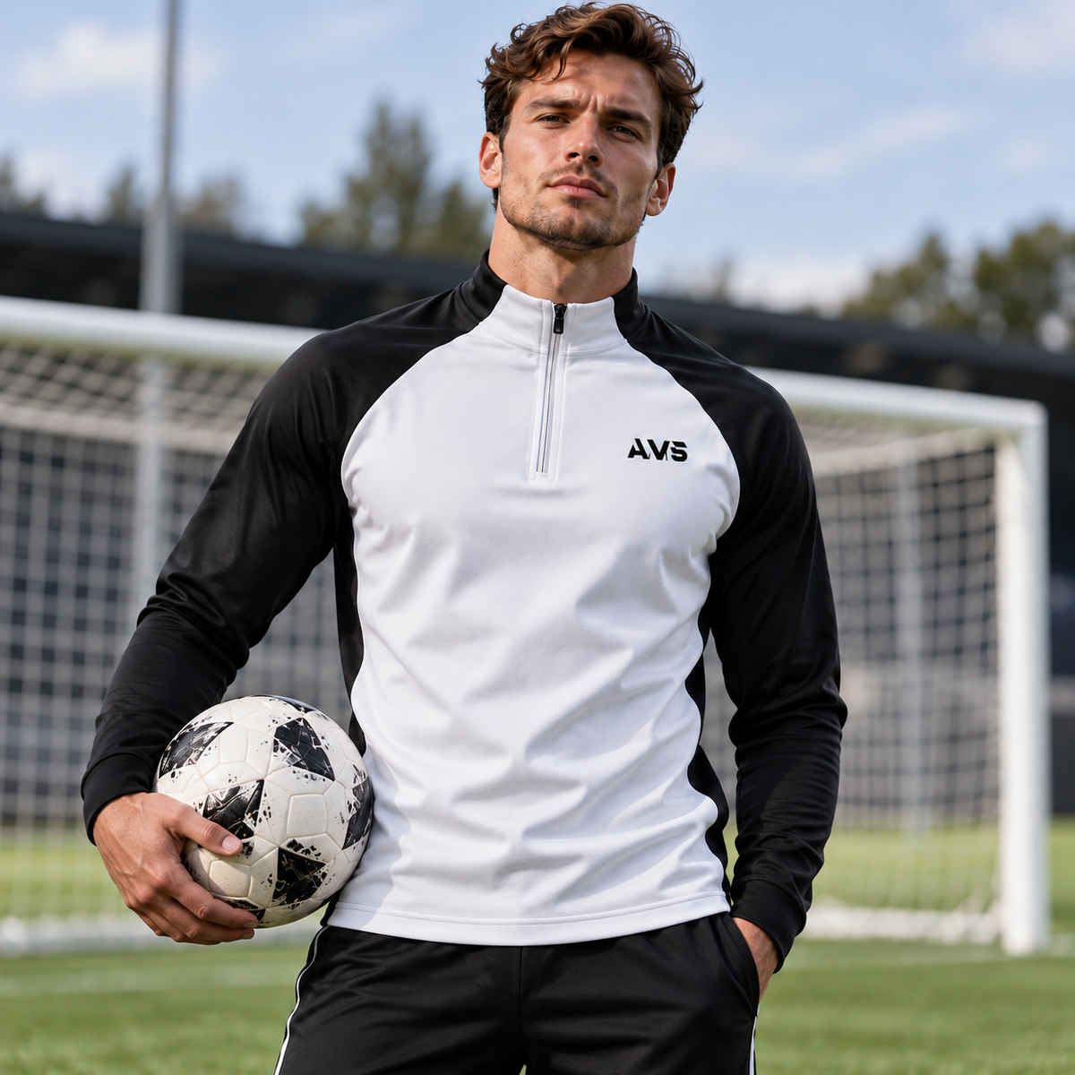 AMS 1/4 ZIP TRAINING TOP